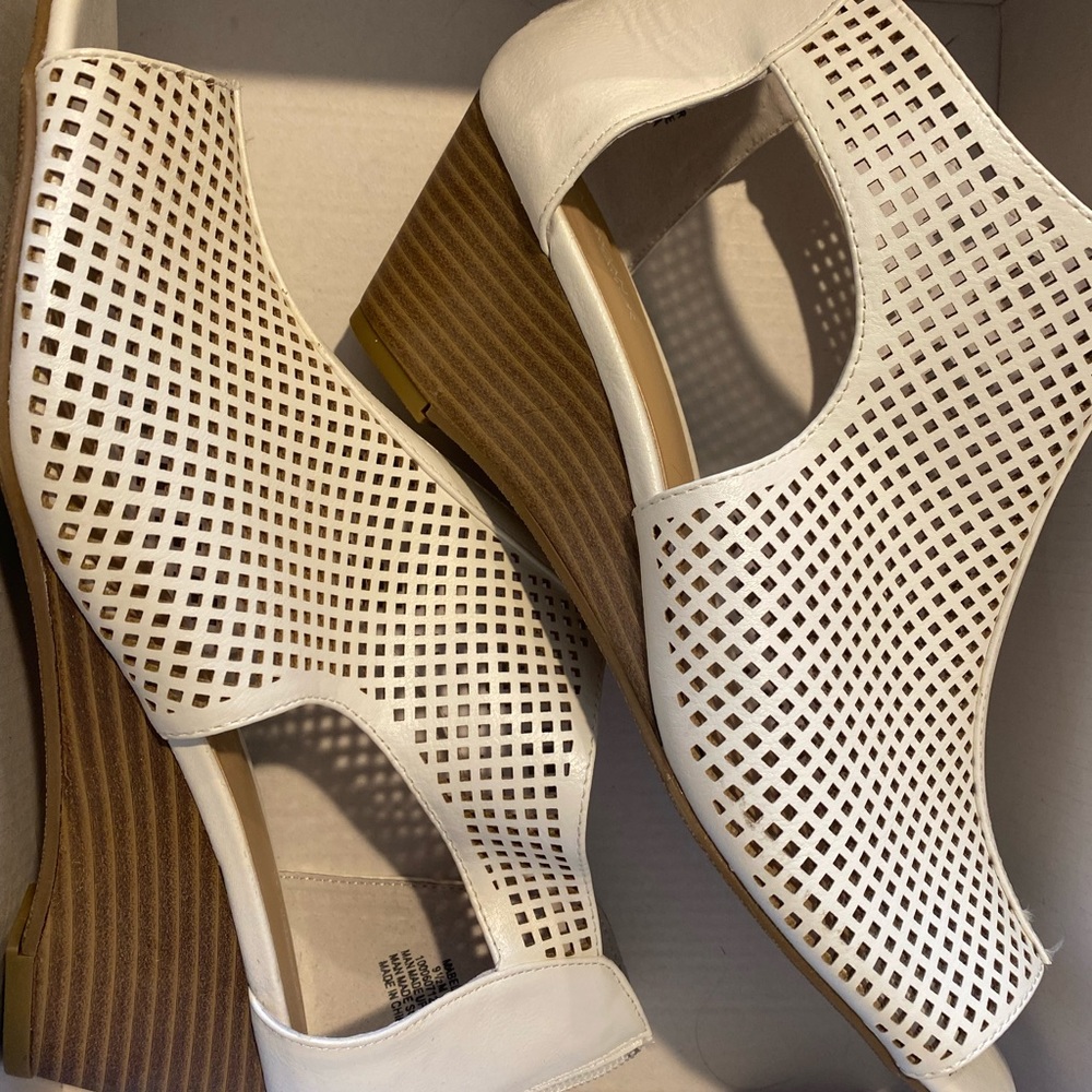 White Sandals.